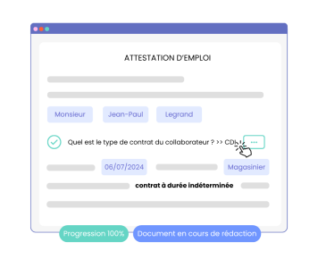 Logiciel generateur de documents RH mpleo - Septeo HR