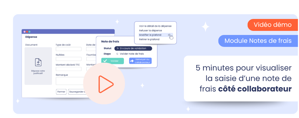 Démo module notes de frais mpleo