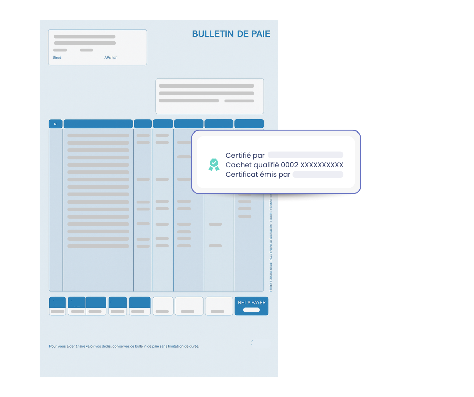 Intégrité des bulletins de paie électroniques