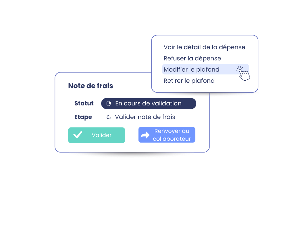 Notes de frais mpleo - Validation manager
